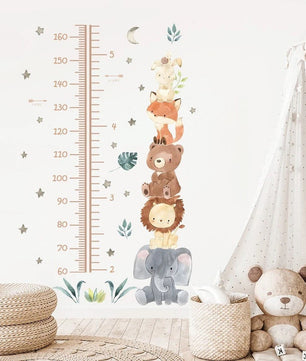Medidor de altura infantil con animales (0070)