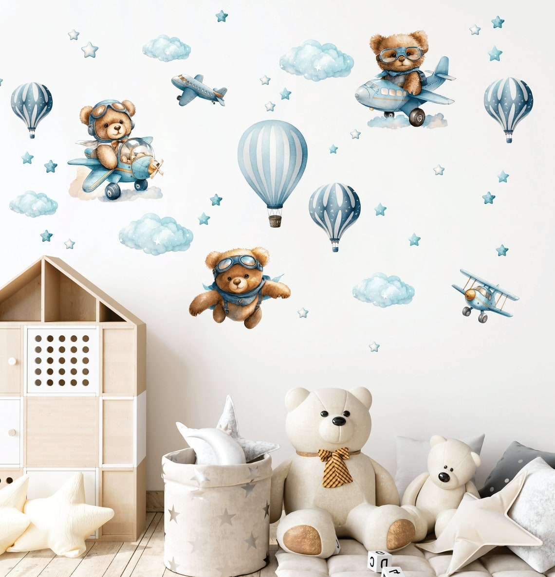 Vinilos decorativos Adhesivos infantiles de pared conjunto para niño