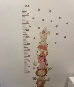 Medidor de altura infantil con animales (0070)