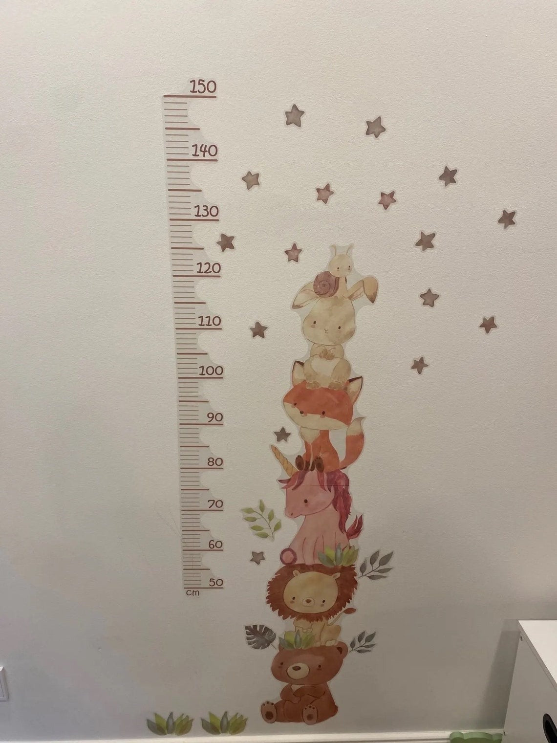 Medidor de altura infantil con animales (0070)