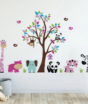 Vinilos decorativos Adhesivos infantiles de pared arboles infantiles de niña